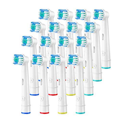 Aster Replacement Toothbrush Heads - 16 Pack, Compatible with Oral-B Braun Professional Electric Precision Clean Brush Heads Refill for 7000/Pro 1000/9600/ 5000/3000/8000