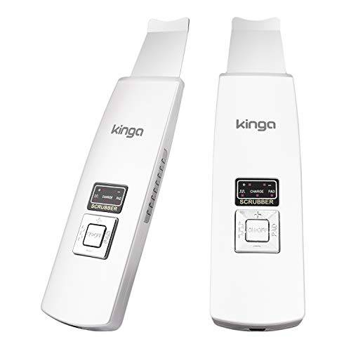 Kinga Facial Skin Scrubber Blackhead Remover Spatula Deep Facial Cleansing Facial Lifting Silver Color
