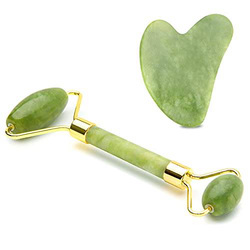 Wonderwin Ice Roller & Gua Sha Set, Ice Roller Gua Sha Board Massage Tool Set, Facial Skin Care Roller Massager Muscle Relaxing Wrinkles Relieving, Whole Body Relive Devices