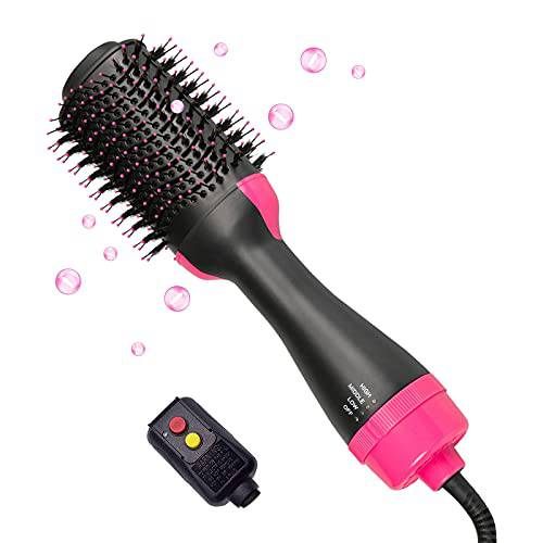 Hair Dryer Brush,YIHOO Blow Dryer Brush Set with Ceramic Coating and Negative Ions, to Women’s Straight, Curly, Blow-Drying, and Combing Hair of Volumizer Hot Hair Tools
