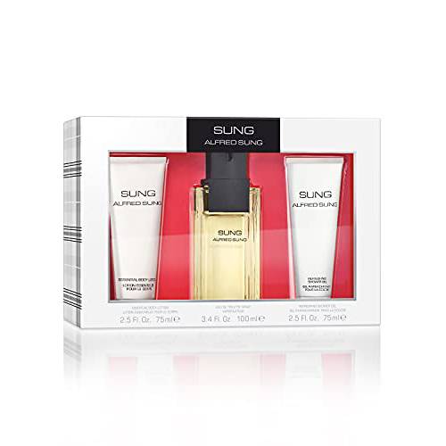 Alfred Sung Women’s Fragrance 3 Piece Gift Set