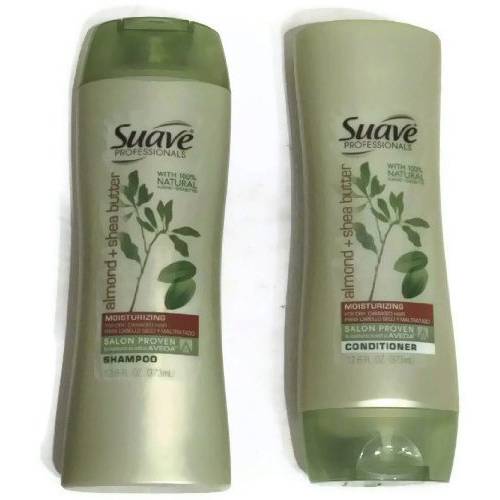 Suave Professionals Shampoo and Conditioner Set 12.6 Oz Ea. (Almond and Shea Butter)