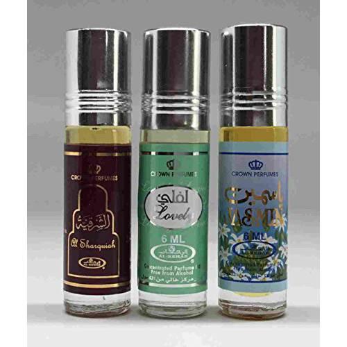 Al-Rehab 6ml Perfume Oils - Bestsellers 07 thru 9 - Al Sharquiah – Lovely – Jasmin
