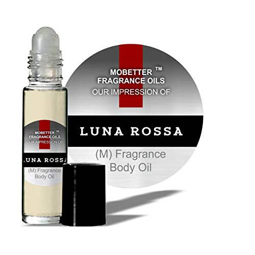 MoBetter Fragrance Oils’ Our Impression of Lunna R o s s a Cologne Men Body Oil 1/3 oz roll on Glass Bottle