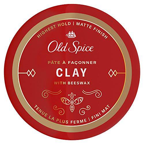 Old Spice Hair Styling Clay for Men, 2.22 oz