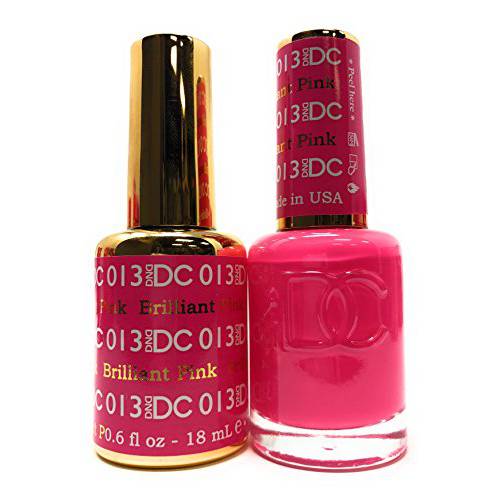 DND DC Duo Gel + Polish - 013 Brilliant Pink