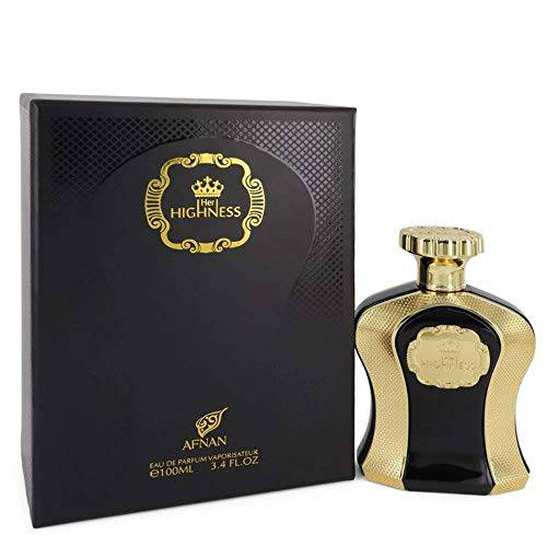 Her Highness Black by Afnan Eau De Parfum Spray 3.4 oz / 100 ml (Women)