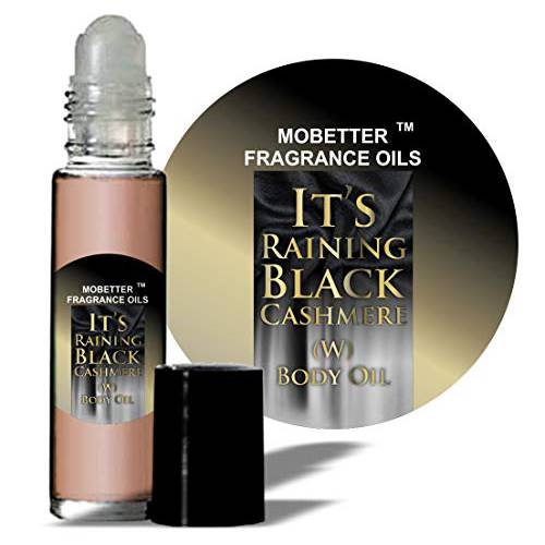 It’s Raining Black Cashmere Perfume Fragrance Body Oil for Women by Mobetter Fragrance Oils