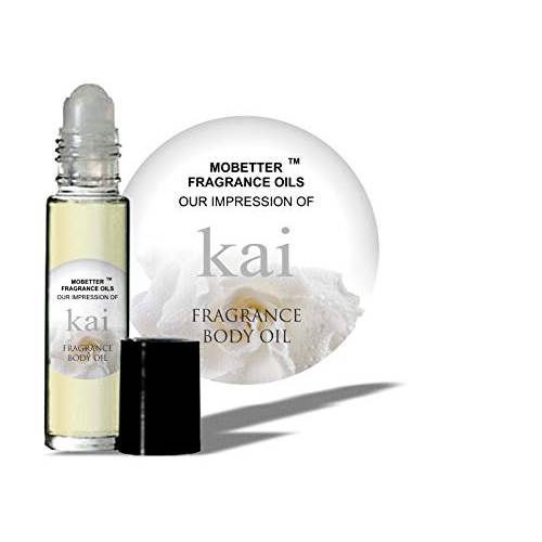 Mobetter Fragrance Oils’ Our Impression of Kai Perfume (W) Body Oil 1/3 oz roll on Glass Bottle