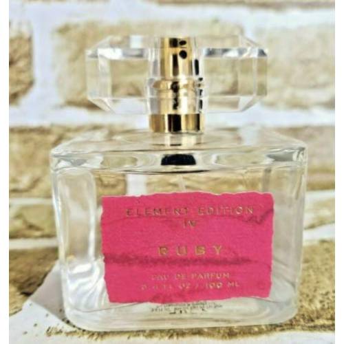 Tru Fragrance Element Edition IV RUBY Eau De Parfum 3.4 fl oz. Unboxed.