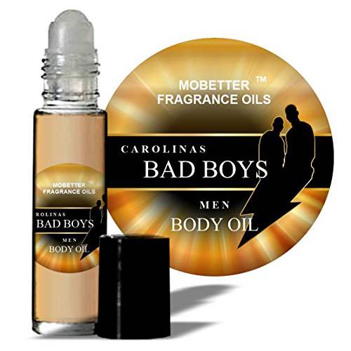 Carolinas Bad Boys Cologne Fragrance Body Oil for Men by Mobetter Fragrance Oils