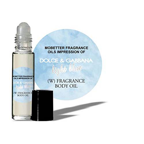 Hues Of Blue Light Women Perfume Body Oil by Mobetter Fragrance Oils