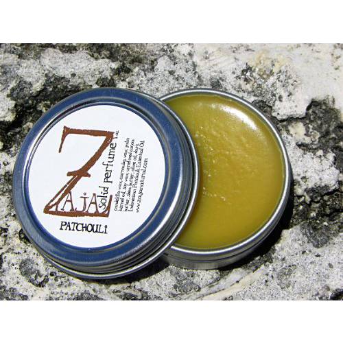 Patchouli Solid Perfume by ZAJA Natural - 1 oz 100% Natural Indonesian Patchouli Essential Oil