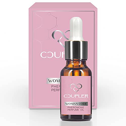 COUPLER Pheromone Oil for Women -Pheromone Perfume for Her-Female Pheromonas-Feromonas Concentradas para Mujer -Excellent Gift Idea 10ml