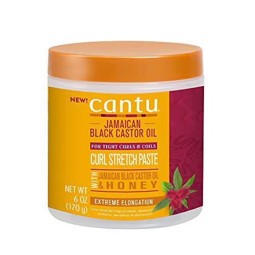 Cantu Jamaican Black Castrol Oil Curl Stretch Paste with Honey 6 oz