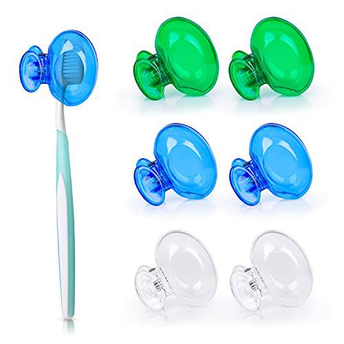 Waenerec Toothbrush Head Cover Cap 6 Pack Toothbrush Coverings Clips Portable Toothbrush Protector Toothbrush Storage Head Cover for Bathroom Home Travel Toothbrush Case