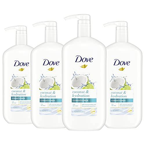 Dove Nourishing Secrets Conditioner with Pump Coconut & Hydration 31 Ounce (Pack of 4)