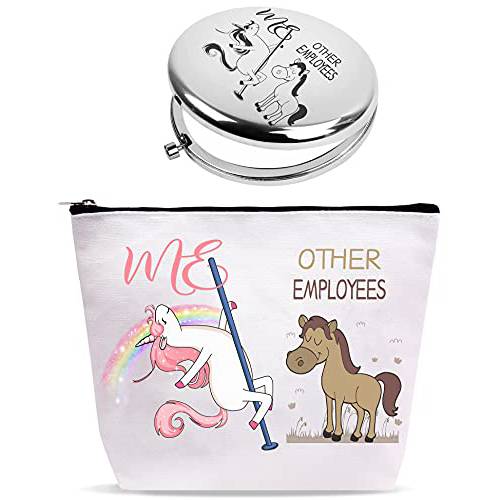 Other Employees Me Unicorn,Other Employees Bag,Employee Appreciation Makeup Bag,Going Away Gifts for Employees,Farewell Gifts for Employees,Employee Appreciation Gifts for Women,Employees Makeup Bag