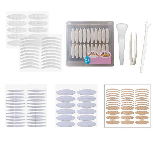 5 Kinds Natural Invisible Single/Double Side Eyelid Tapes Stickers, Medical-use Fiber Eyelid Strips, Instant Lift Eye Lid Without Surgery, Perfect for Hooded, Droopy, Uneven, Mono-eyelids
