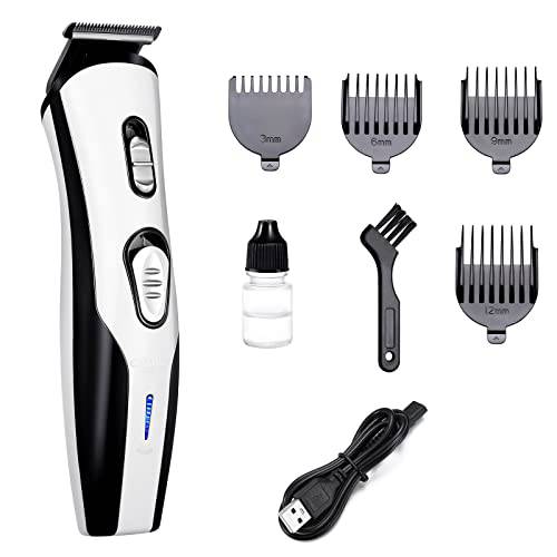 Hair Clippers for Men Personal Beard Trimmer Home Cordless Hair Cutting Kit for Barbers Rechargeable Electric Hair Clipper with USB ,CHAOBO
