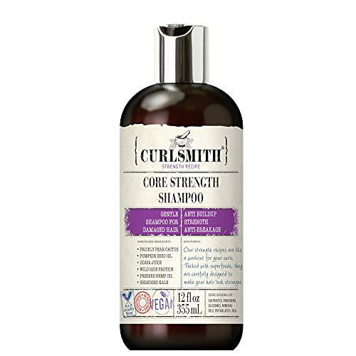 CURLSMITH – Core Strength Shampoo, Gentle Protein-Rich for Frequent Use (12 fl oz)