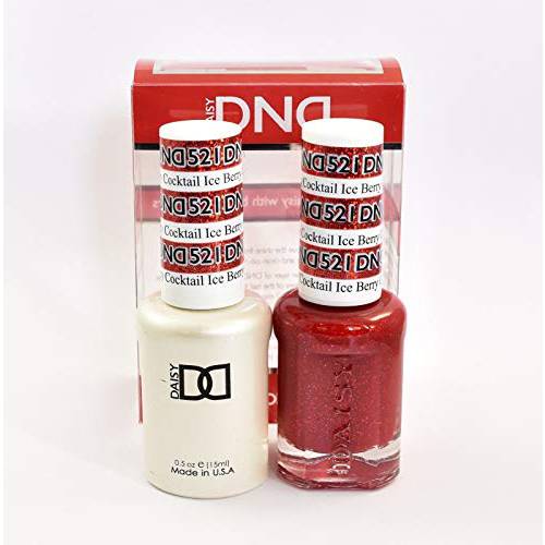 DND Gel and Matching Polish 521 Ice Berry Cocktail
