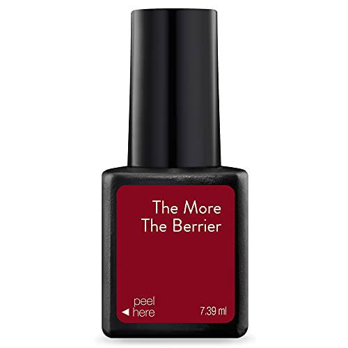 Sensationail Gel Nail Polish, “The More the Berrier” Red Gel Polish, 0.25 Fl. Oz. – Nail Gel For up to 2 Weeks of Dazzling Color – LED Nail Lamp Required – Long-Lasting Finish, No Dry Time