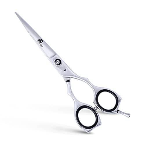 Hair Cutting Scissors- Platine 6.5 Inch Hair scissor for Home & Salon- Scissor for Hair with Tension Screw