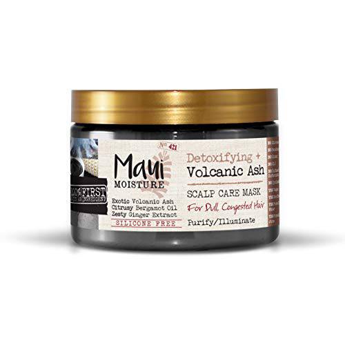 Maui Moisture Detoxifying Volcanic Ash Scalp Care Mask, Coconut, 12 Ounce