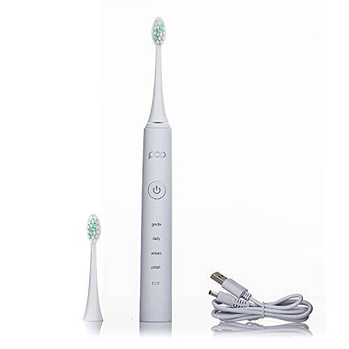 Pop Sonic Pro 2.0 Sonic Toothbrush The Sonic Toothbrush That Thinks of Everything | Rechargeable - White