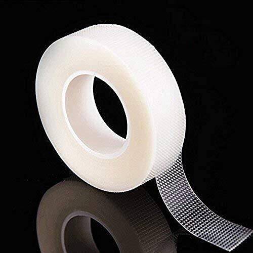 9 Rolls Eyelash Tape Micropore Medical Tape for Eyelash Extension , 0.5 x 10 Yards, Individual Package (Clear)