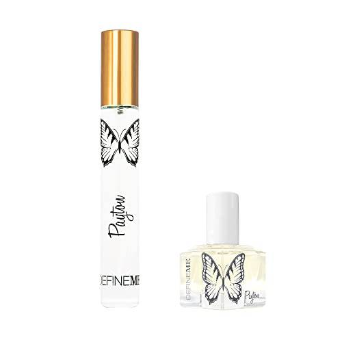 DEFINEME Payton Perfume Gift Set Bundle, 0.3 FL OZ Natural Perfume Oil and 0.3 FL OZ Travel Spray