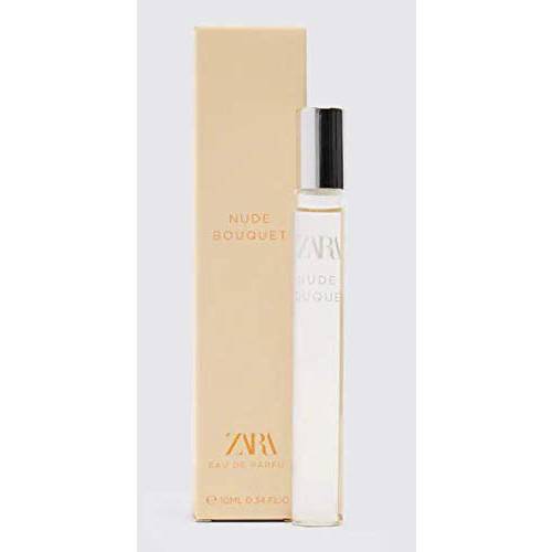 Zara Nude Boquet 10 ml (0.34 FL. OZ) Rollerball/ Roll On Women’s Perfume Great for Handbag, Purse Travel Size Floral EDP-Fragrance pyramid includes notes of cherry, peony and vanilla