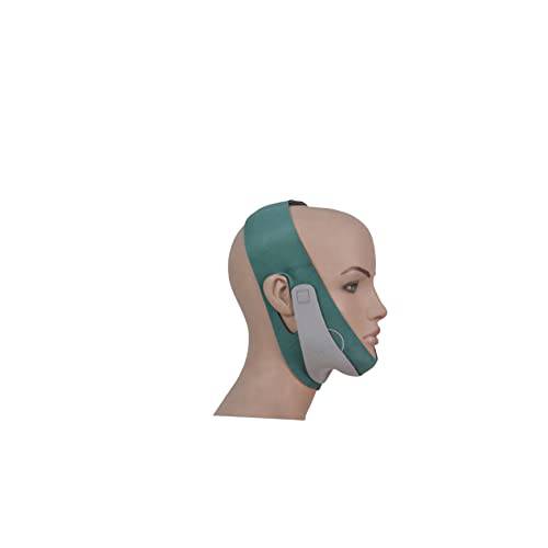 Double chin reducer strap, V line face bandage,V shaped slimming face mask, v line lifting mask, double chin eliminator, Jaw shaper and face slimming, V line shaping face mask, Anti snoring, Green