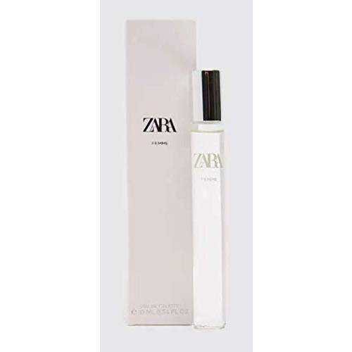 ZARA FEMME EDT 10 ML (0.34 FL. OZ) Oriental eau de toilette- Fragrance pyramid includes notes of peony, vanilla and musk/A warm, long-lasting and cozy fragrance.