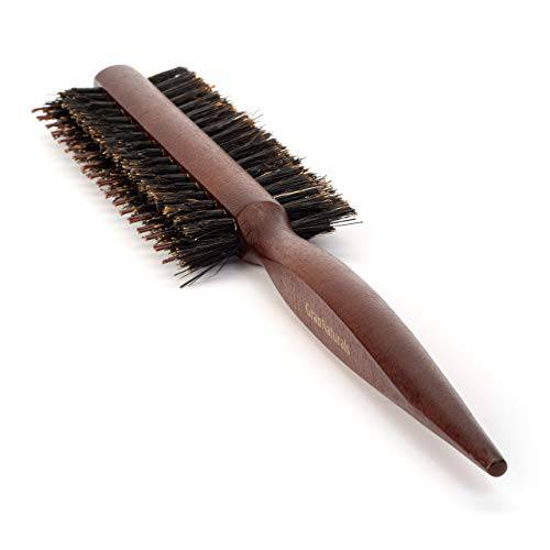 Double Sided Teasing Brush - Boar & Nylon Bristle Teaser Comb with Rat Tail Pick for Hair Sectioning for Edge Control, Backcombing, Smoothing, and Styling Thin & Fine Hair to Volume