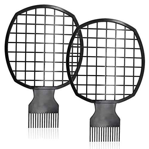 2 Pieces Twist Comb Curl Comb Twist Brush Afro Curl Comb Twist Hair Coils Comb Tool for Natural Hair
