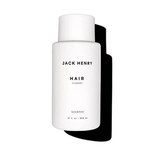 Jack Henry Cleanse + Hair Shampoo - Premium All American Natural & Organic Shampoo - All Natural Sulfate Free Cleansing For All Hair Types - Hair Care For Everyday Use (10 oz)