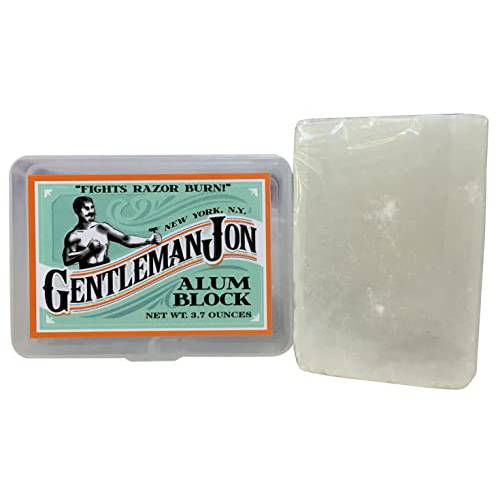 Gentleman Jon 3.7 Ounce Alum Block in Plastic Case