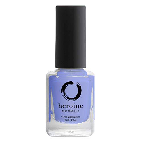 heroine.nyc purple nail polish - Cruelty-Free, Vegan and Non-Toxic (9-free) Formula - .37 fl. oz. (11 ml) - light purple, 1 bottle - IN A HAZE