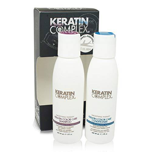 Keratin Complex Keratin Color Care Travel Set: Shampoo and Conditioner, 3 Fl Oz - 2 Count (Pack of 1)