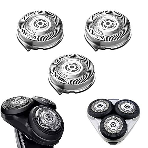 SH50 Replacement Heads for Philips Norelco Series 5000 Electric Shaver, Replacement Blades Head Fit for Phillips Series 5000, AquaTouch, PowerTouch,6-pcs