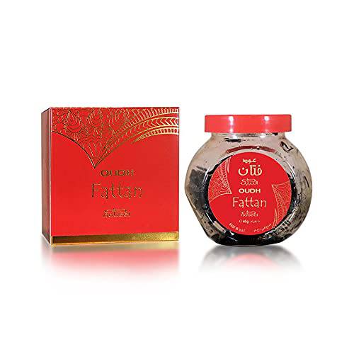 Oudh Mamul - 40 GMS by Nabeel I Pack of 3 I Beautiful Smelling Popular Oudh, Gentle to Burn and Slow to Release I Rose, Cedar, Geranium, Sandalwood & Musk I by Nabeel Perfumes (Pack of 1, Oudh Fattan)