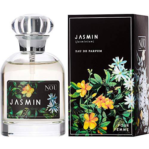 Jasminum Perfume – Floral Perfume with Sweet Fruity Notes – Natural Perfume for Women with Essential Oils – Fresh Smelling Perfume – NOU Jasminum Perfume for Women – 1.7 fl oz EDP