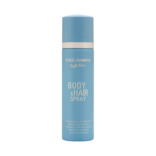 Dolce & Gabbana Light Blue for Women Refreshing Fragrance Body & Hair Spray, 3.4 Ounce