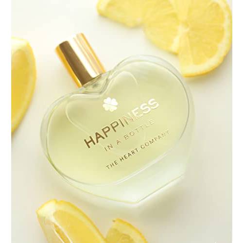THE HEART COMPANY | Happiness in a bottle | Citrus Perfume for women | Vegan Women’s Eau de Parfum | Bergamot Notes Spray Fragrance 75ml - 2.5 fl oz.