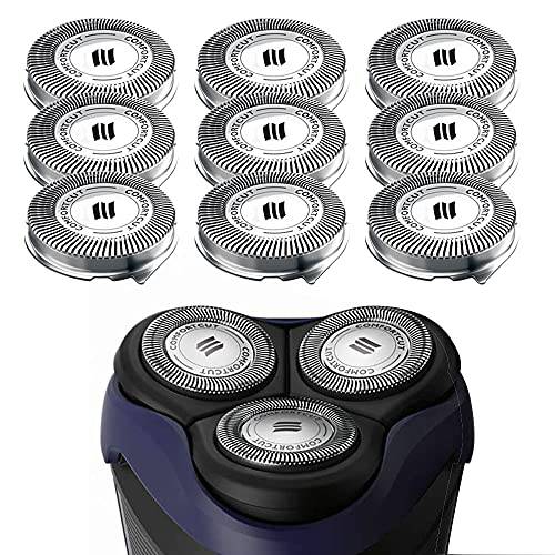 SH30 Replacement Heads for Philips Norelco Shaver Series 3000, 2000, 1000 and S738 with Durable Sharp Blade