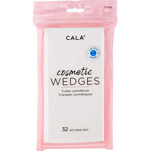 Cala 32 Pcs Makeup Wedges Sponges Non Latex Oil Resistant for All Skin Types 70987