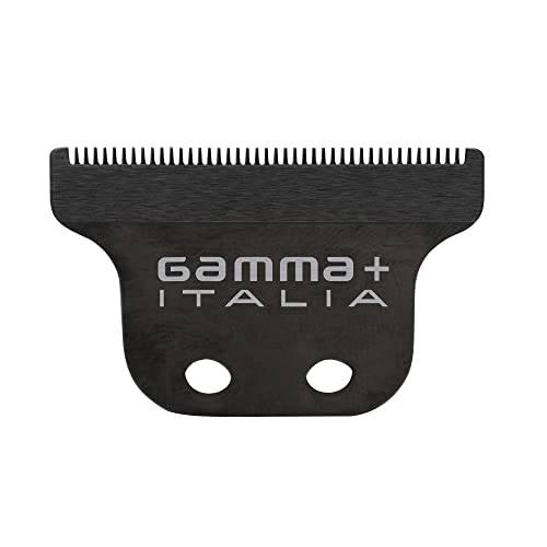 GAMMA+ Replacement Professional Fixed Black Diamond Carbon DLC Hair Trimmer Blade, Fits all Gamma+ and StyleCraft Hair Trimmer Models, Black