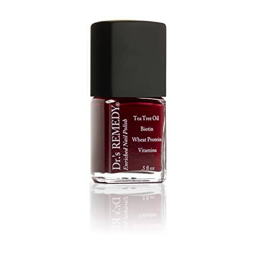 Dr.’s Remedy Enriched Nail Polish Long Lasting SASSY Scarlet,0.5 Fluid Ounce